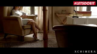 XCHIMERA - Lauren Crist - Sexy txeca Adolescent Intenta Brut Sexe Amb Un Madur, Experimentat, Home