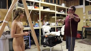 ���्रिस्ती प्रेम नग्न Restraints बद्ध हात स्तन