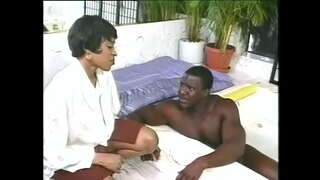 Lucky černoch je šťastný, kurva tomto krásném fuious lady